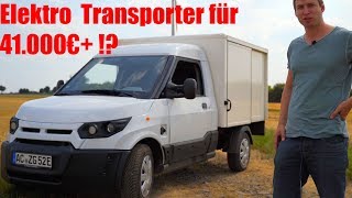 StreetScooter ETransporter den VW Daimler nicht bauen im Test  Deutsche Post [upl. by Bryan]