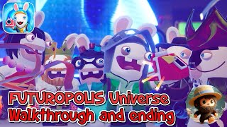 Rabbids Multiverse  FUTUROPOLIS Universe Walkthrough 5 and Ending [upl. by Dorette847]