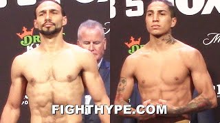 KEITH THURMAN SHOCKING WEIGHIN VS MARIO BARRIOS RIPPED THURMAN LIGHTER THAN quotSMALLERquot BARRIOS [upl. by Emeline36]