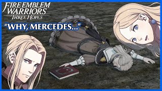 Jeritza kills Mercedes unique dialogue  Fire Emblem Warriors Three Hopes [upl. by Ellsworth147]