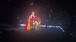 Taylor Swift  “loml” Live Debut  The Eras Tour Paris N1 Surprise Song Piano [upl. by Odelinda]