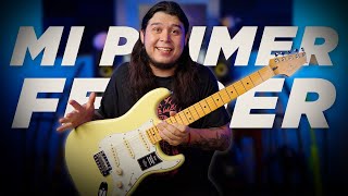 ¡MI PRIMER GUITARRA FENDER  ¿Tan buenas como dicen  Fender Player 2 Review [upl. by Ellehcrad]