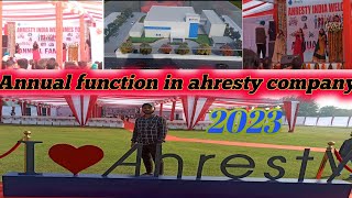 🔥Annual function🔥 in ahresty company हरियाणा india 2023 teamdailyvlog8396 [upl. by Saylor]