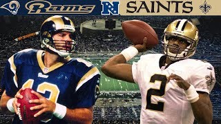 A HighOctane Superdome Comeback Rams vs Saints 2000 NFC Wild Card [upl. by Zoubek]