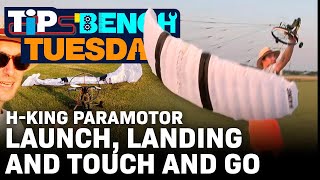 HobbyKings Tips Bench Tuesday  HKing Paramotor Launching Landing Touch and Go [upl. by Luehrmann]