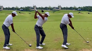 Tiger Woods Golf Swing 2022 [upl. by Ahtibbat720]