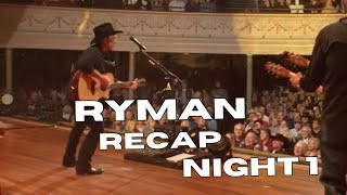 Clint Black  Recap from The Ryman Night 1 [upl. by Rhine]