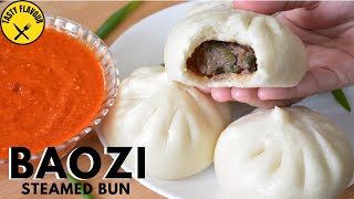 HOW TO MAKE BAOZI│ EASY DELICIOUS BAOZI RECIPE │STEAMED BUN│BAOZI│ [upl. by Rivkah]