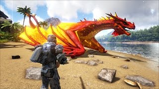 ARK Survival Evolved  Rồng khủng Dragon và Drake xuất hiện trong Map The Island [upl. by Auhsej]