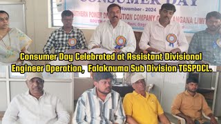 Consumer Day Celebrated at Assistant Divisional Engineer Operation Falaknuma Sub Division TGSPDCL [upl. by Natascha]