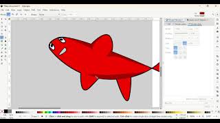 INKSCAPE bezier amp freehand membuat gambar secara bebas [upl. by Birgit997]