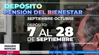 Pensión del Bienestar Del 7 al 28 de septiembre se realizarán los depósitos  Crystal Mendivil [upl. by Orvan]