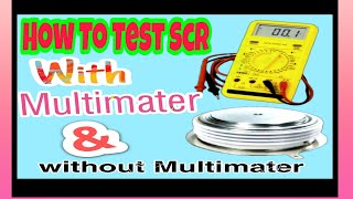 Thyristor Testing With Multimeter amp Test Lamp [upl. by Yorick]