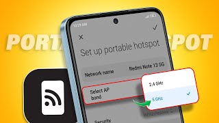 How to Set 5ghz AP Band in Mobile Hotspot on Xiaomi Phones  WiFi Hotspot AP Band [upl. by Akcire]