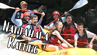 Getting Soaked Nantahala White Water Rafting [upl. by Meerek]