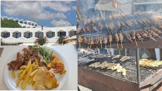 Sentido Phenicia Hotel  Hammamet day 38  Lunch Dinner Beach BBQ entertainment Vlog [upl. by Jehu]