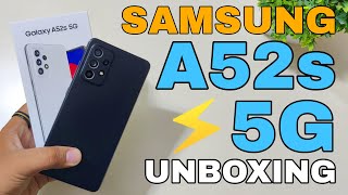 SAMSUNG A52s 5G  UNBOXING  REVIEW [upl. by Kimon789]