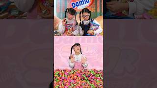 캔디를 훔쳐봐 candy twinroozi mukbang candy damla [upl. by Enixam409]