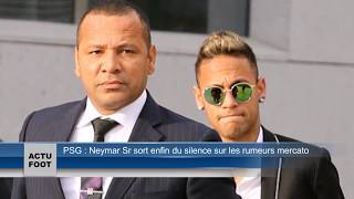 PSG  Neymar Sr sort enfin du silence sur les rumeurs mercato [upl. by Ziul]