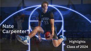 Nate Carpenter Highlights Senior Year 202324 [upl. by O'Shee]