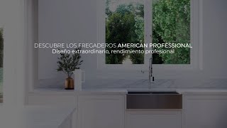 Presentamos Lavaplatos de Acero Inoxidable American Professional [upl. by Maloney]