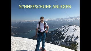 Schneeschuhe anlegen [upl. by Stearn]