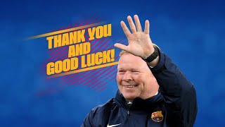 BREAKING NEWS Ronald Koeman Has Been Sacked As The FC Barcelona Manager 🔴🔵  Contract Terminated [upl. by Elke504]