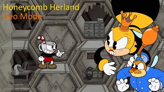 Cuphead Honeycomb Herland Geo Mode [upl. by Ailel]