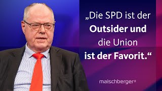 Peer Steinbrück über Merkel die Wahlchancen für die SPD und den UkraineKrieg  maischberger [upl. by Tuckie]