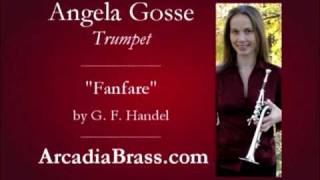 Fanfare by G F Handel  Trumpet Solo [upl. by Ecille]