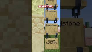 Minecraft Building Tips  Minecraft Block Gradients with Sandstone [upl. by Vevine]