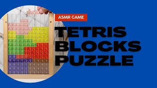 ASMR TETRIS BLOCKS PUZZLE [upl. by Aivlis887]