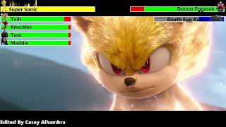 Sonic the Hedgehog 2 2022 Final Battle with healthbars 33 [upl. by Brenk]