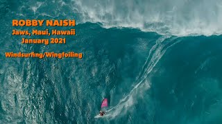 Jaws Maui Hawaii January 2021  Big Swell  Windsurfing Wing Surfing [upl. by Nilram918]