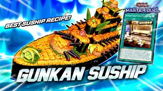 NEW COMPETITIVE GUNKAN SUSHIP SUPPORT  SUSHIP IS FINALLY BROKE MASTER DUEL [upl. by Aidni]