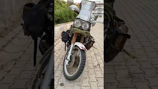 Mad Max bike in real life It’s our customized yamahatenere 35 yo🏍️ yamaha motovlog travel [upl. by Holsworth]