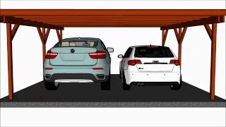 Flat roof carport plans [upl. by Asserak121]