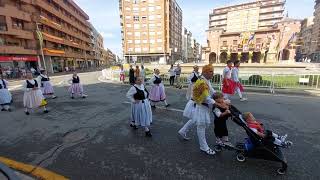 Procesión al Ayuntamiento de Calahorra La Rioja [upl. by Obie]