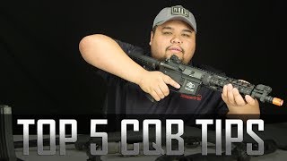 Top 5 CQB Tips  Airsoft GI [upl. by Doloritas571]