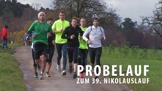 Probelauf zum 39 Nikolauslauf Tübingen [upl. by Beaner546]