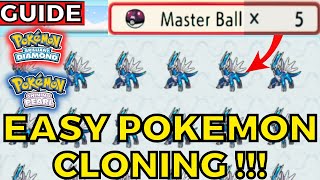 How to Clone Pokemon and Items EASILY Guide in Brilliant Diamond Shining Pearl BDSP [upl. by Inez347]