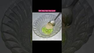 DIY  Aloe vera face pack for oily skin skincare shorts short trending [upl. by Worra]