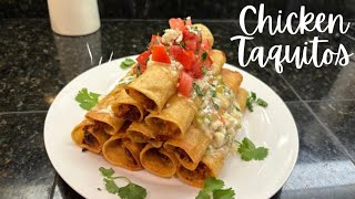 Smashing Delicious Queso Chicken Cheesy Taquitos [upl. by Azzil893]