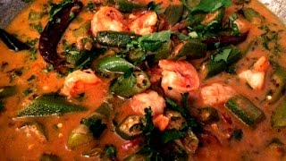 South Indian Prawn amp Okra in Coconut  Jinga amp Bhindi  Steven Heap [upl. by Chuipek754]