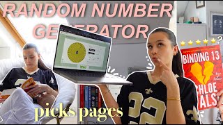 random number generator picks my page count🔄📖 [upl. by Cocks883]