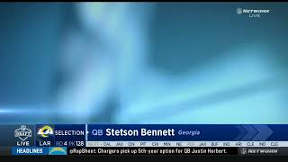 Stetson Bennett Drafted by the Rams [upl. by Illene301]