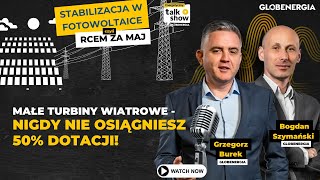 Małe turbiny wiatrowe  nigdy nie osiągniesz 50 dotacji Stabilizacja w fotowoltaice czyli RCEm V [upl. by Greeson332]