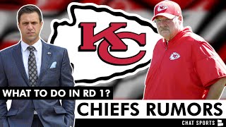 Kansas City Chiefs Draft Rumors Will The Chiefs Draft A WR Or OT In Round 1 Of The 2024 NFL Draft [upl. by Idnar475]