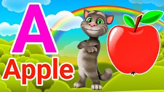 A For Apple B For Ball I Abcd Song I abcdrhymes I abc song nursery rhymes I HappyBachpan  abcd [upl. by Cynera]