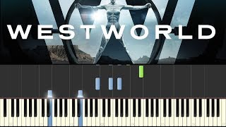 WestWorld Piano Tutorial  sheets  Sweetwater  Train Theme [upl. by Anilag]